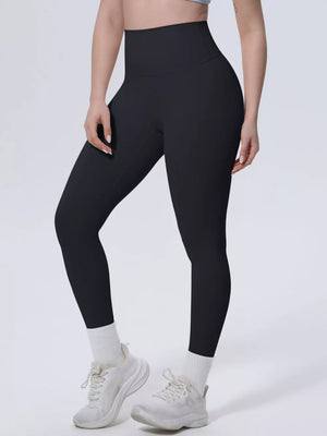 High-waisted Seamless Active Leggings in French Blue