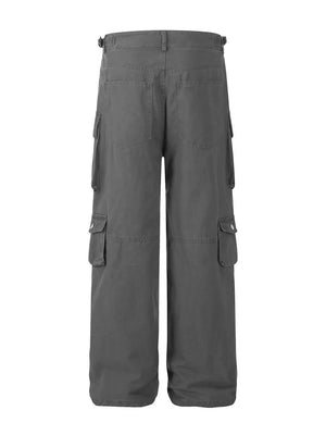 Men S Loose Fit Cargo Pants in Green
