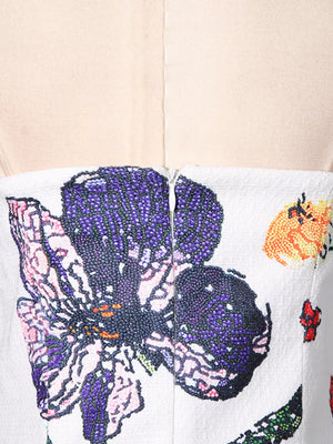 Strapless Floral Mini Dress option 7