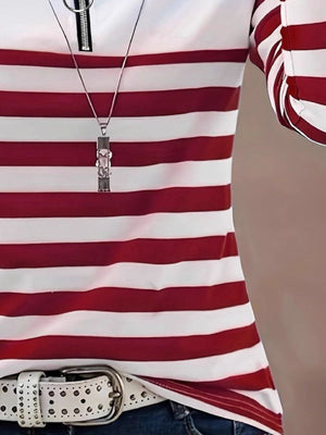 white regular t-shirt with collared