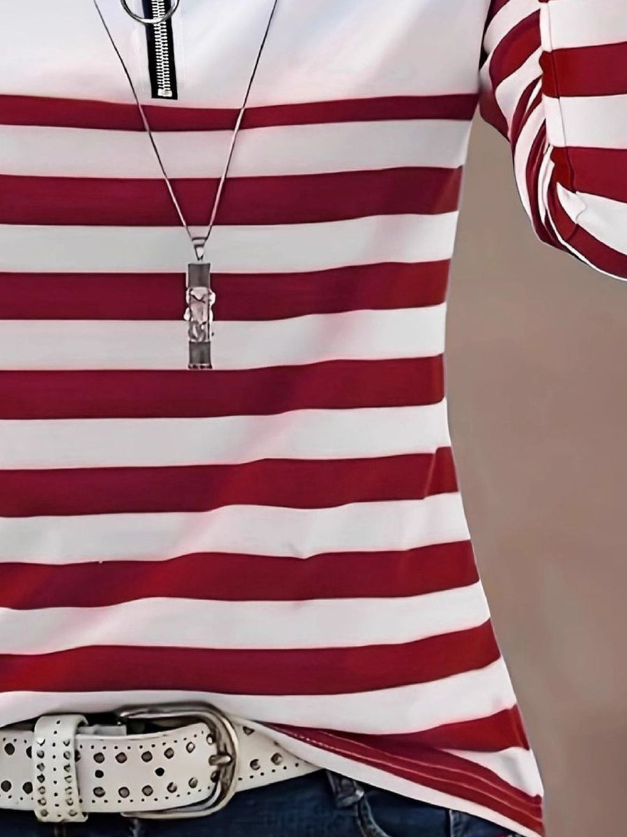 white regular t-shirt with collared