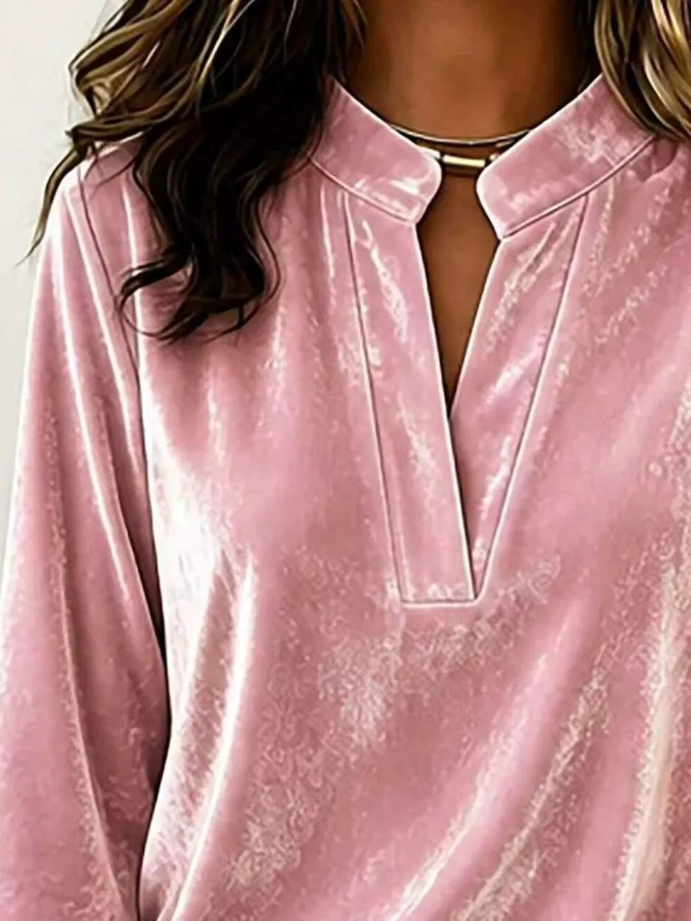 100% polyester Care instructions: Machine wash cold blouse in Black with relaxed silhouette