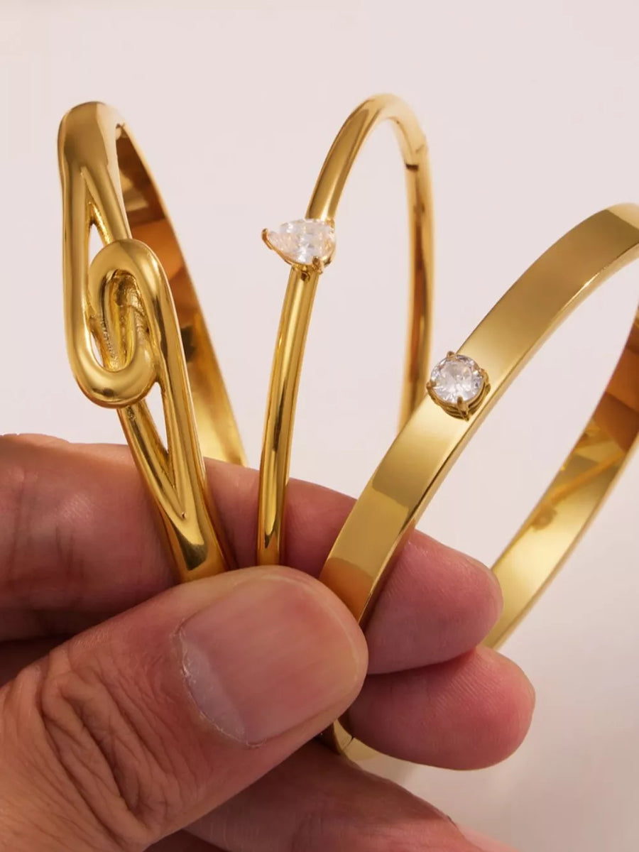 18k Gold-plated Zircon Bracelet in Style B