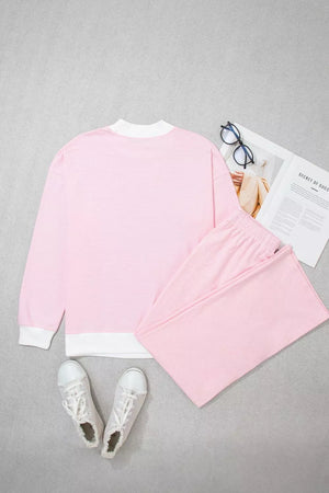 Striped Long Sleeve Top And Pants Set option 6