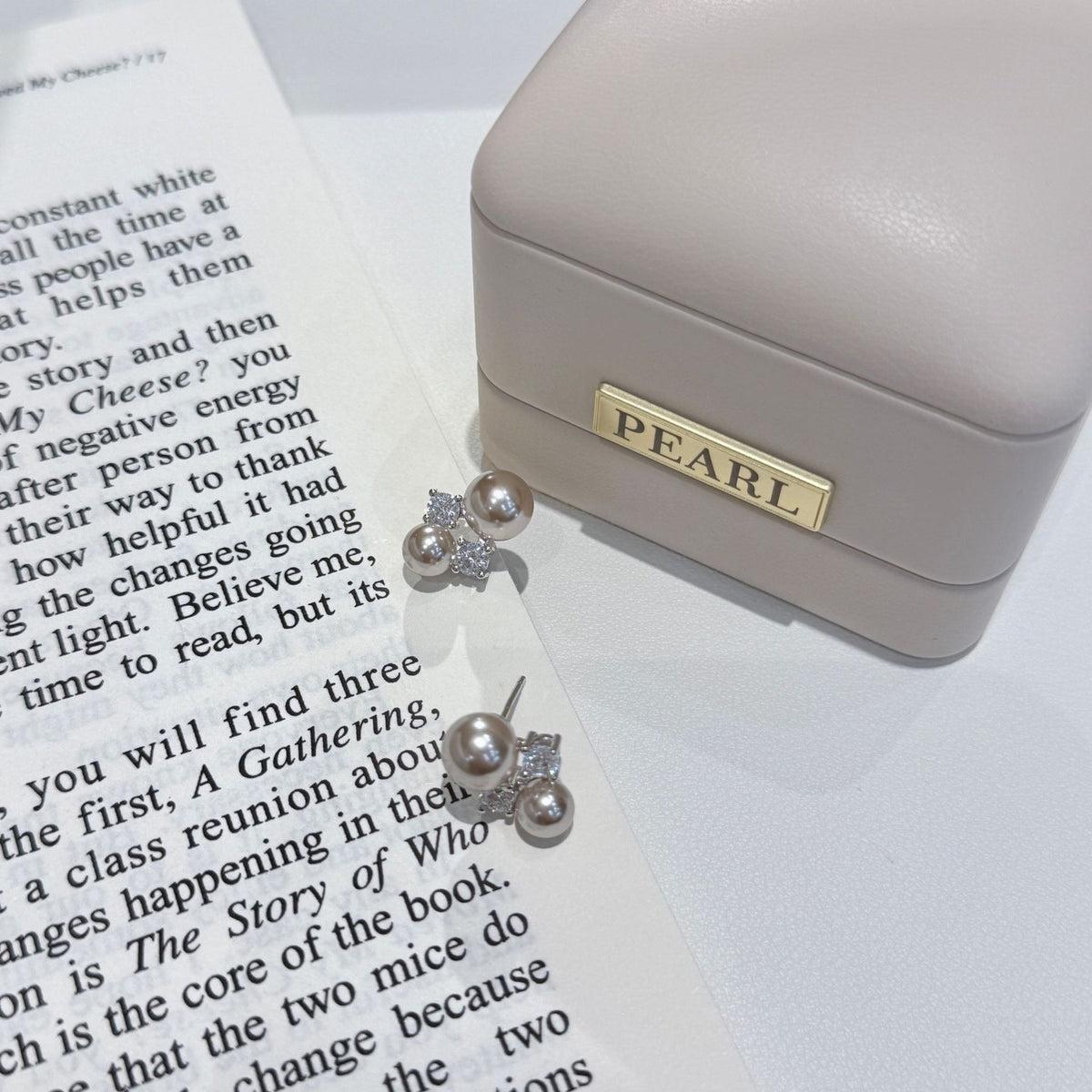 Pearl Stud Earrings With 925 Silver Needle And Zircon