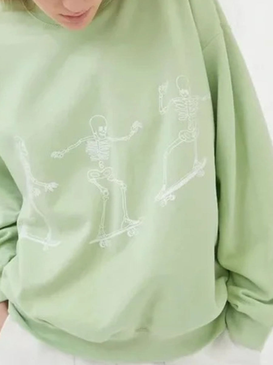 sweatshirt in white