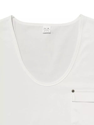Sage Men's Full Size V-neck Pocket T-shirt