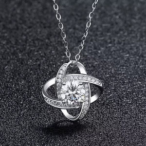 925 sterling silver,Moissanite Carat weight: 1ct Care instructions: Avoid wearin necklace in Silver with fitted silhouette