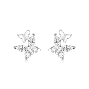 romantic earrings in Silver with not applicable