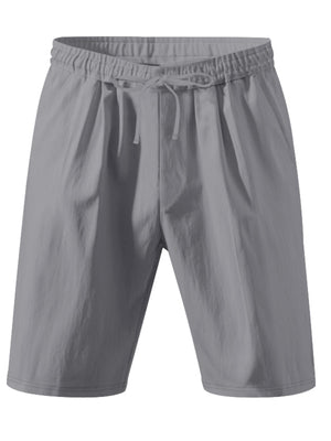 95%polyester,5%spandex Care instructions: Machine wash cold athletic shorts in Light Khaki with relaxed silhouette