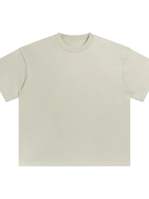 Urban Edge Half Sleeve Tee in Beige, crewneck, casual basic t-shirt.