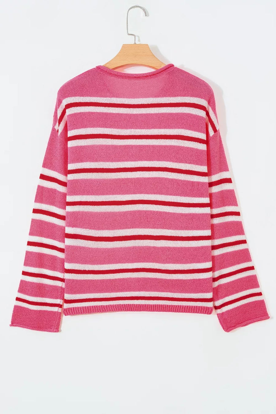 Striped Button-up Cardigan option 8