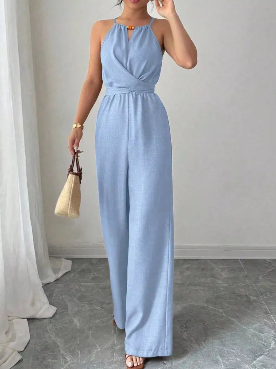 Blue jumpsuit