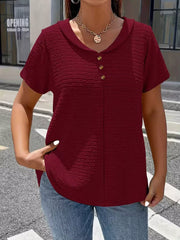 Navy regular blouse with collared