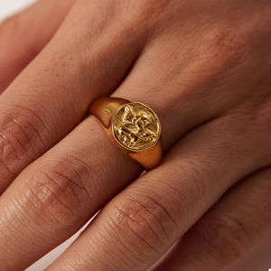 gold ring with not applicable and none