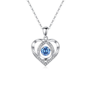 silver necklace with N/A and clasp