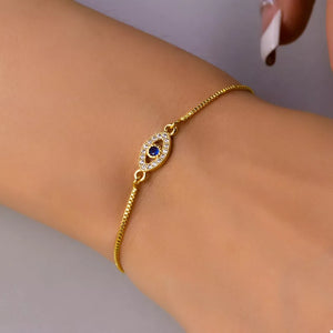 18K Gold-Plated,Resin,Copper Care instructions: Avoid wearing during exercise, a bracelet in royal blue with regular