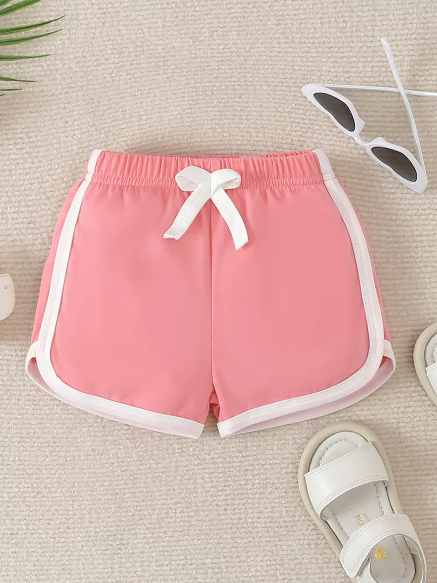 Children's Letter Graphic Tee And Shorts Set option 4