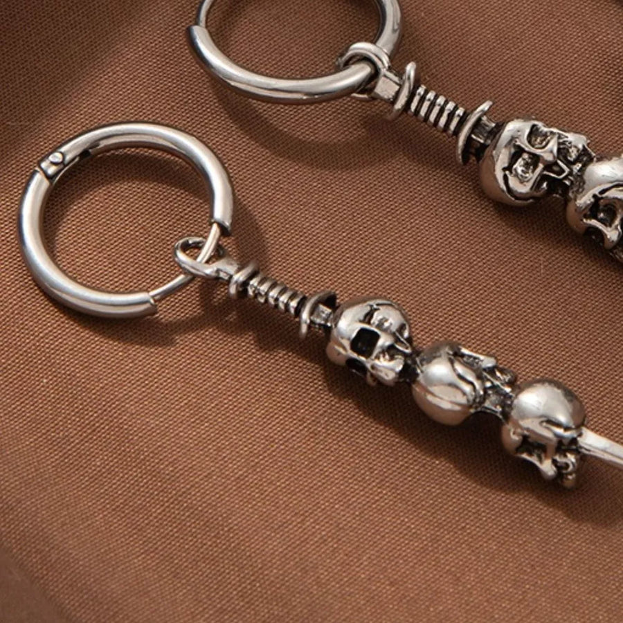 Zinc alloy, Silver-plated Care instructions: Avoid wearing during exercise, as s earrings in silver with drop silhouette