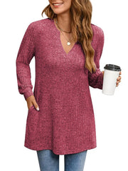 Moss relaxed t-shirt with notched