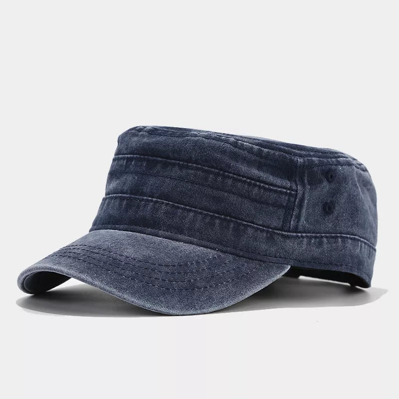 cotton Imported Size &amp hat in Black with structured silhouette