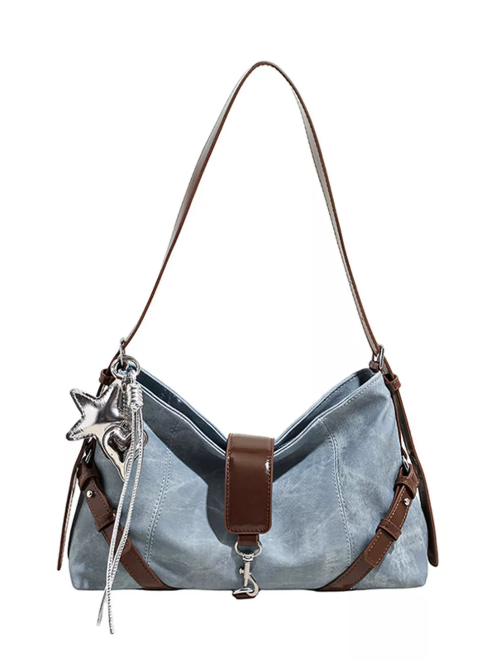 crossbody bag in light blue