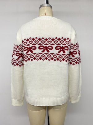 cream pullover sweater