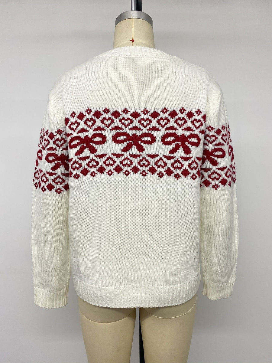 cream pullover sweater