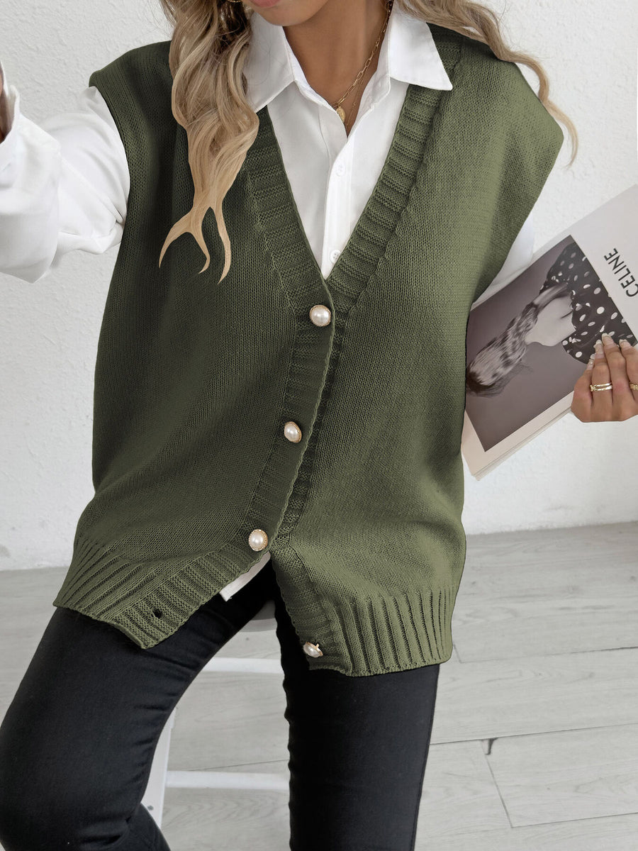 light beige sweater vest