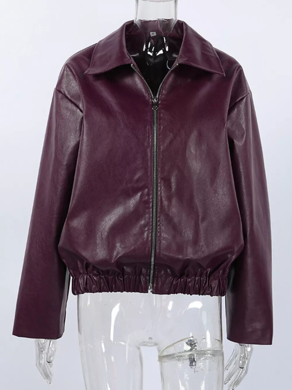 brown bomber jacket