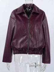 brown bomber jacket