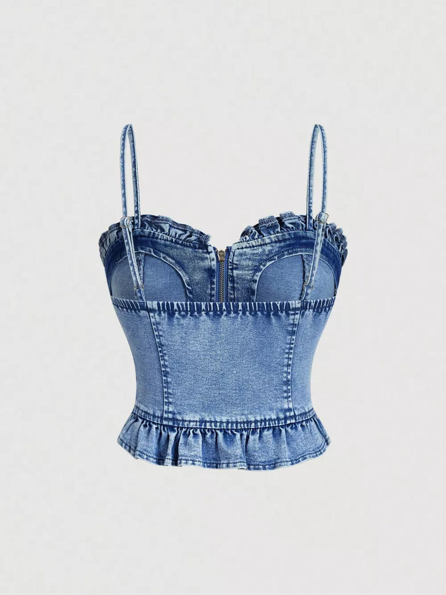 85% cotton, 15% polyester Care instructions: Machine wash cold camisole in Pink with fitted silhouette