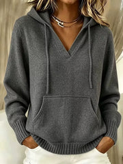 Brown pullover hoodie
