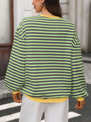 Green White sweatshirt