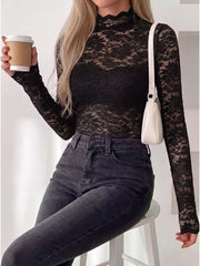Dusty Pink blouse with hip-length and pullover