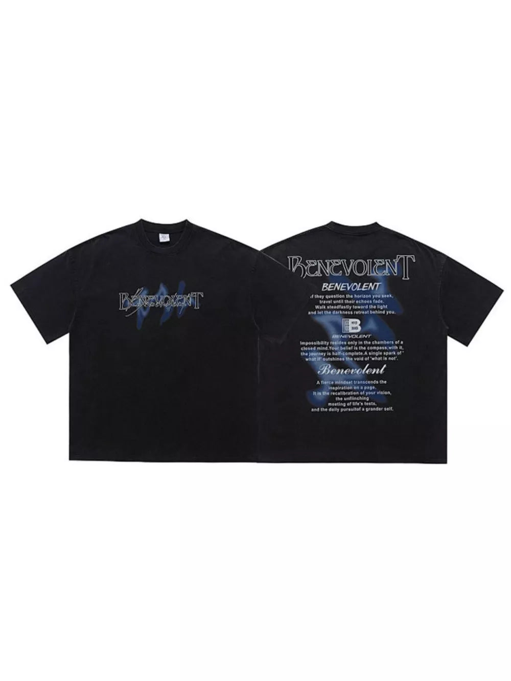 Crew-neck Graphic Oversized Vintage Top option 5