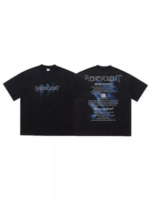 Crew-neck Graphic Oversized Vintage Top option 5