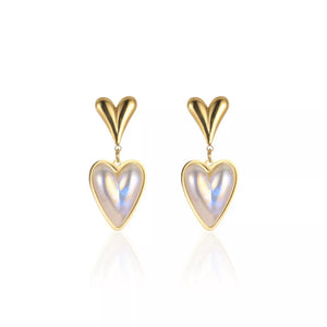 Gold earrings