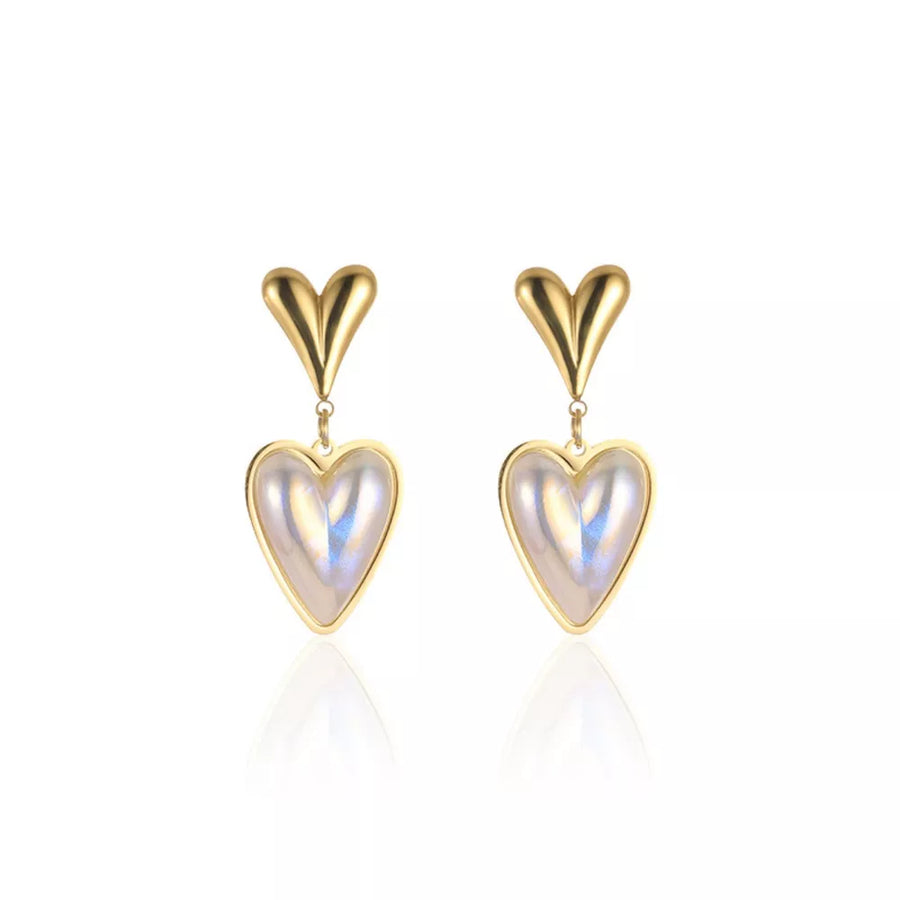 Gold earrings