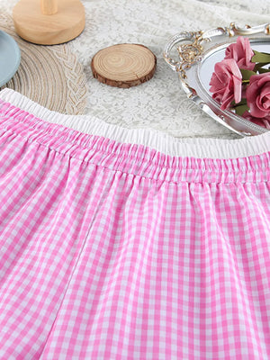 bubblegum pink pajama set
