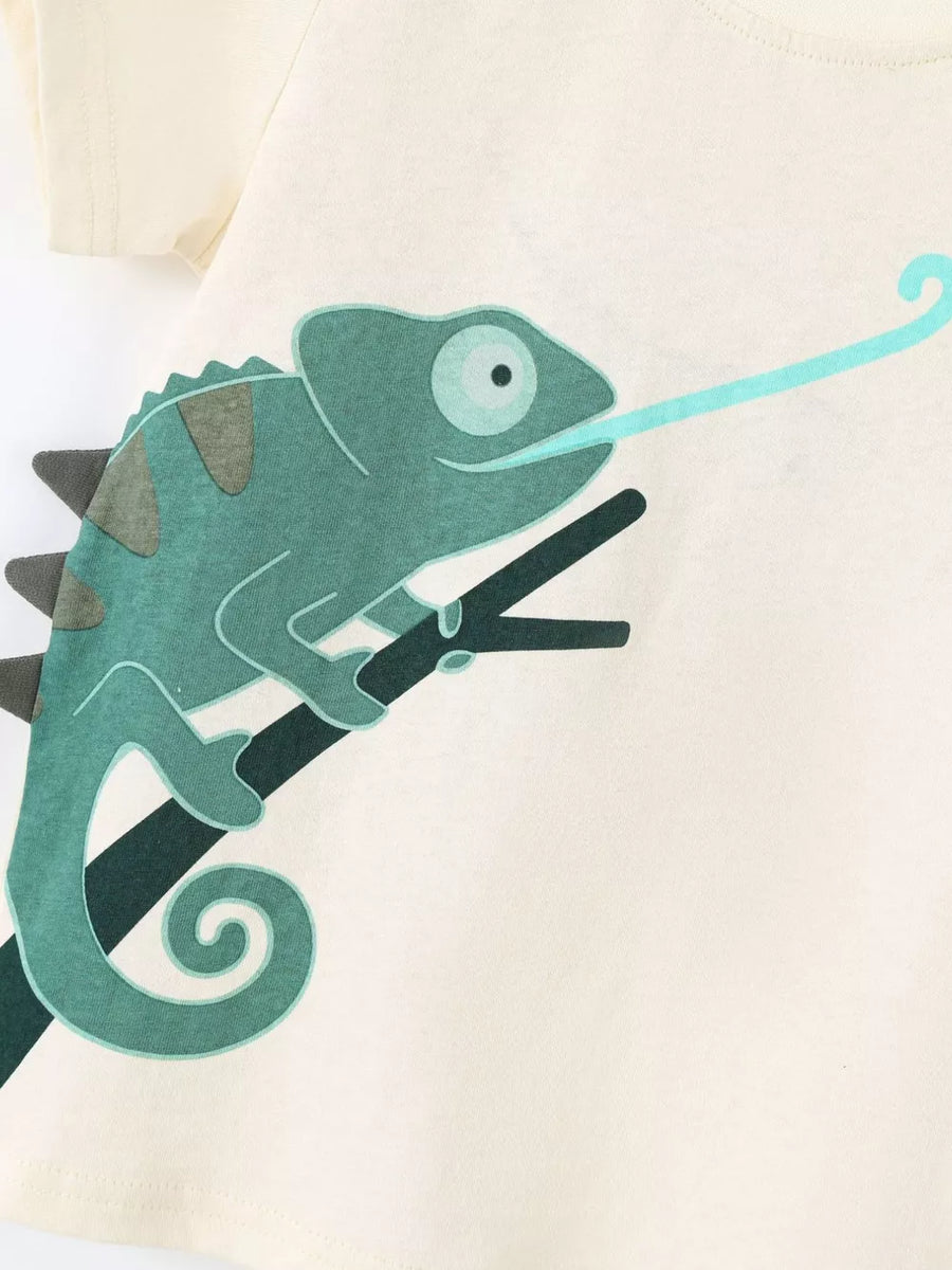 Children's Chameleon Insect Graphic T-shirt option 4