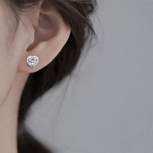 earrings in silver
