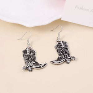 earrings in silver featuring dangle and dangle fit