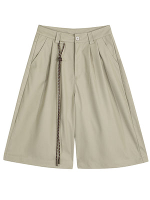 shorts in Khaki with side pockets and bermuda