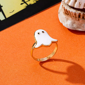 gold ring featuring 18K gold-plated and novelty