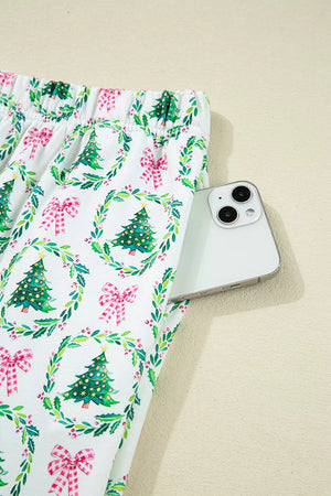 pajama set in green