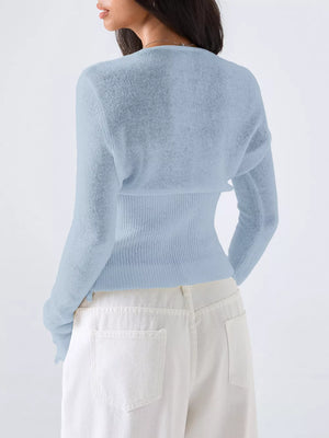 cardigan featuring ribbed in Black with 100% polyester Care instructions: Machine wash cold texture