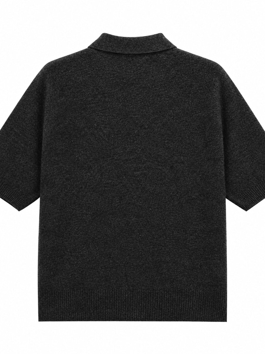 Olive regular polo shirt with collared