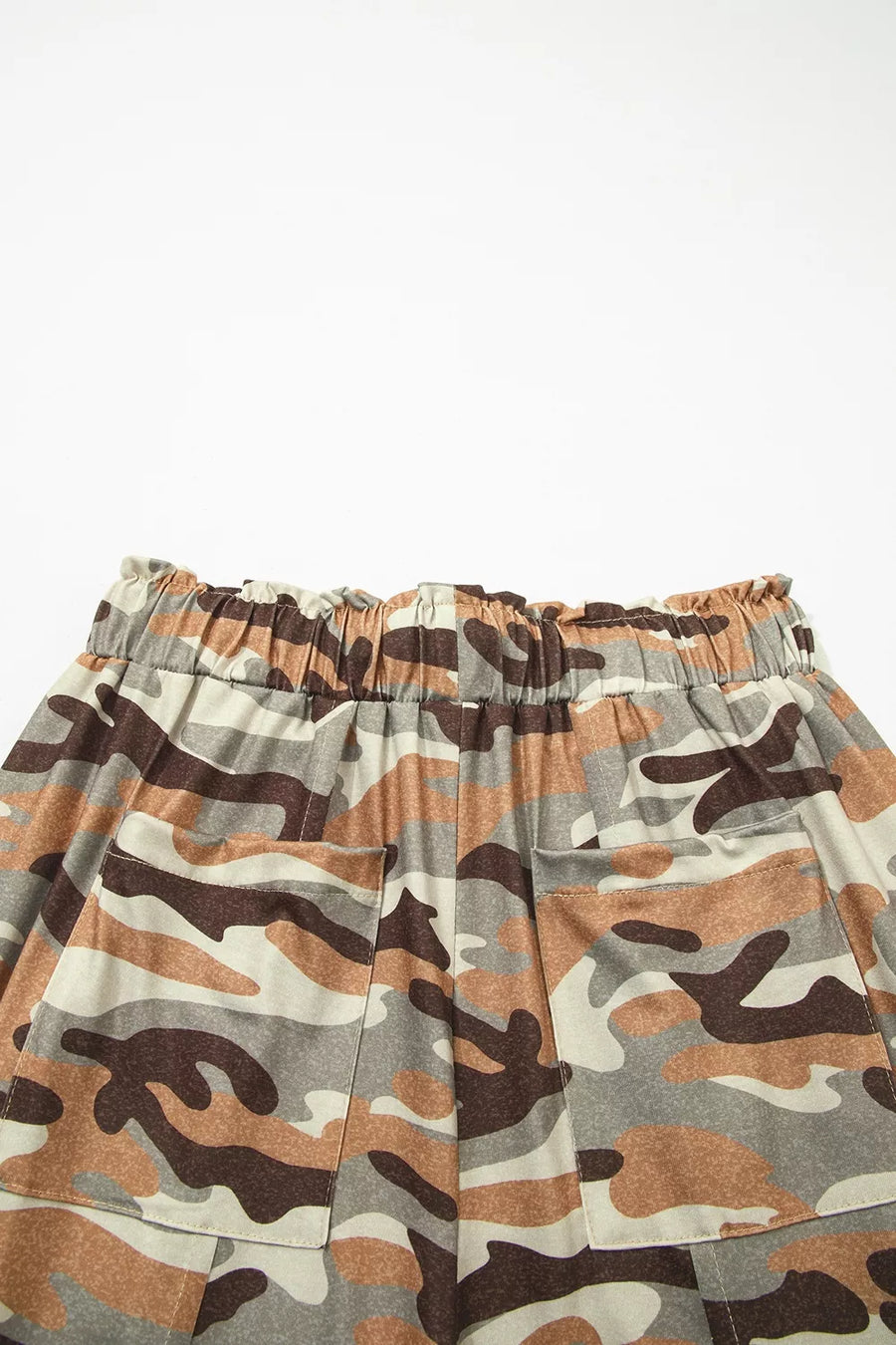 Camouflage Printed Drawstring Jogger Pants option 7