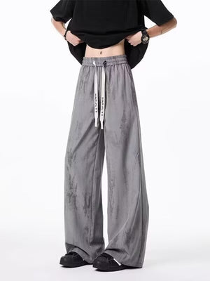 95%polyester,5%spandex Care instructions: Machine wash cold wide-leg pants in White with wide-leg silhouette